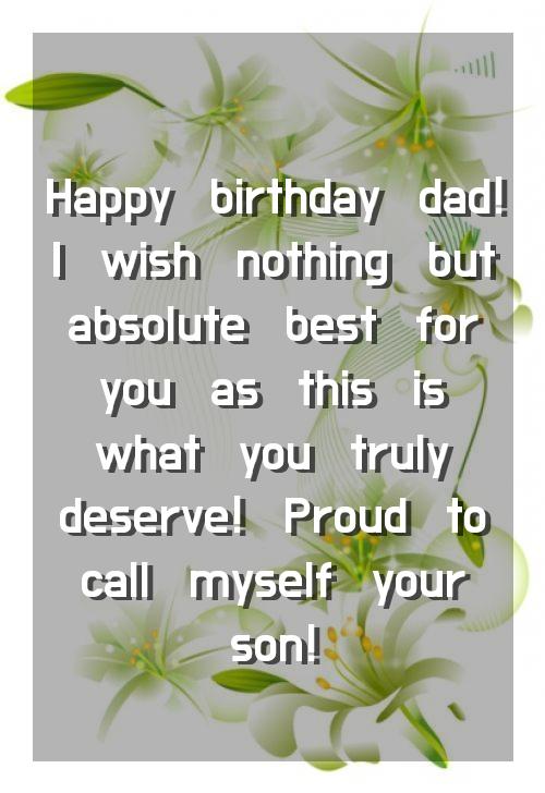 papa ke liye birthday wishes in hindi